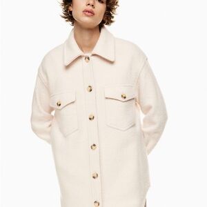 Wilfred Cream Button-Up Jacket